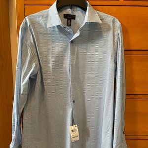 Alfani men's slim fit geometric print shirt-medium